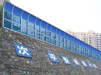 高速鐵路插板式金屬聲屏障
